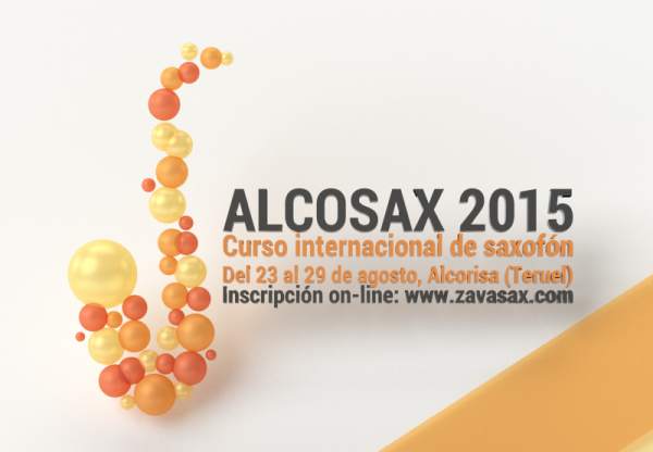 VIII Curso Internacional de Saxofón "Alcosax 2015",