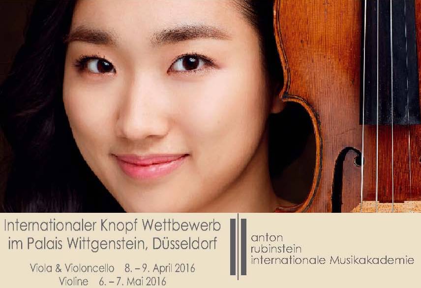International Knopf Competition 2016 para Violin, Viola y Violoncello