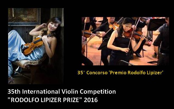 35th International Violin Competition "RODOLFO LIPIZER PRIZE" 2016