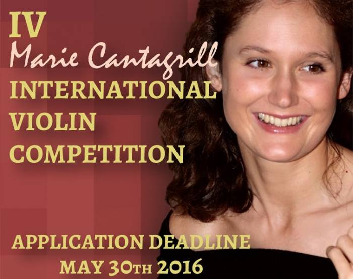IV Marie Cantagrill International Violin Competition 2016