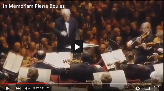 In Memoriam Pierre Boulez (26.03.1925-05.01.2016)
