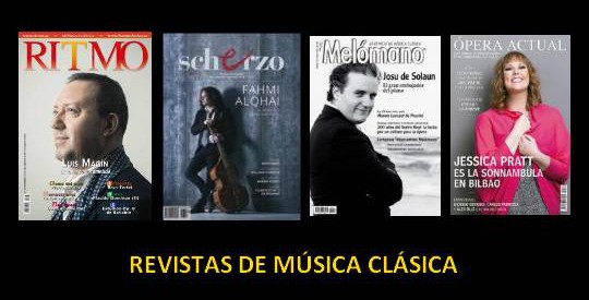 Sumarios de Ritmo, Scherzo, Melómano y Ópera Actual. Febrero 2016