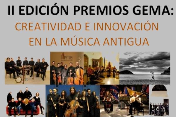 2ª Edición Premios GEMA: Creatividad e innovación en la música antigua