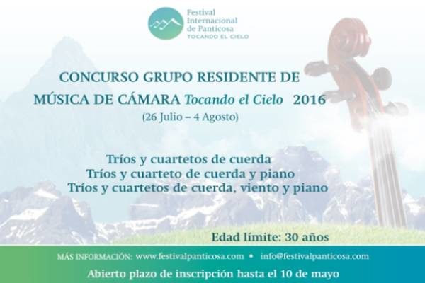 CONCURSO - GRUPO RESIDENTE EN “TOCANDO EL CIELO” 2016