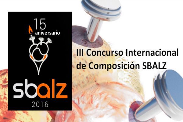 III Concurso Internacional de Composición SBALZ