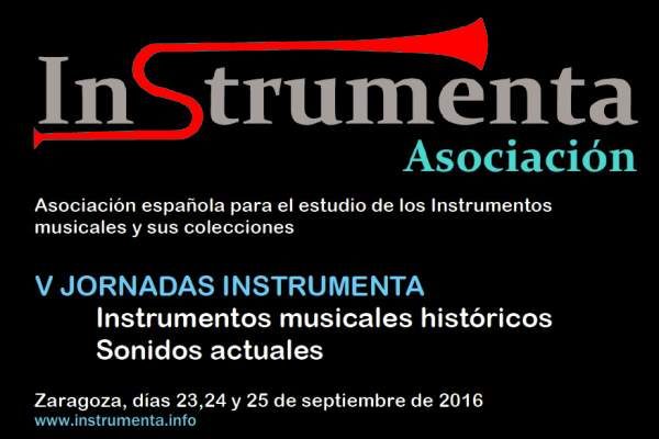 V Jornadas Instrumenta en Zaragoza. 23 al 25 de Septiembre 2016