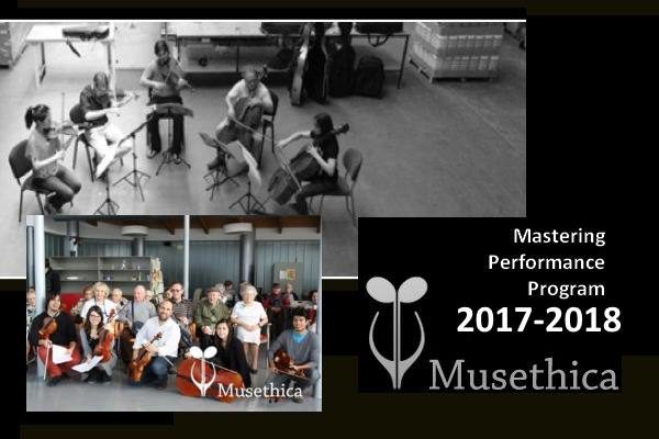 Musethica España abre el proceso de selección para el Mastering Performance. Programa 2017-2018